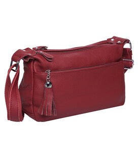 Жіноча шкіряна сумка Keizer K1818-bordo картинка, зображення, фото