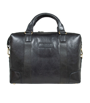 Сумка мужская для ноутбука 15 Ashwood G34 Black (Черный) фото, картинка, изображение