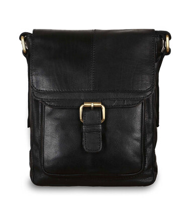 Cумка чоловіча Ashwood G31 BLACK картинка, зображення, фото