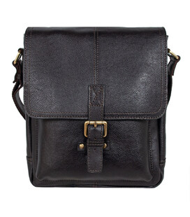 Сумка чоловіча Ashwood Benjamin Brown (Коричневий) картинка, зображення, фото