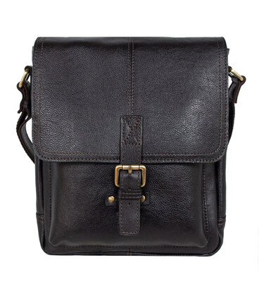 Сумка чоловіча Ashwood Benjamin Brown (Коричневий) картинка, зображення, фото