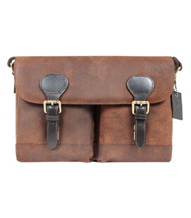 Cумка мужская для ноутбука 15,6 Ashwood Edward Oil Brown (Коричневый)