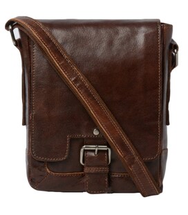 Сумка чоловіча Ashwood 8341 Tan (Коричневий) картинка, зображення, фото