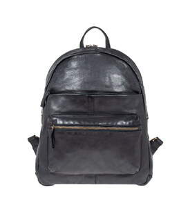 Винтажный кожаный рюкзак Ashwood Ruben (Black)