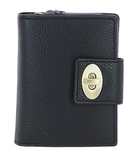 Жіночий шкіряний гаманець Ashwood Y60 Black (Чорний)