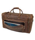 Ексклюзивна дорожня сумка для чоловіків із натуральної шкіри John McDee JD7317LR картинка, зображення, фото