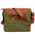 Сумка через плече розміру А4 з парусини та шкіри RBh-6601-3md TARWA картинка, зображення, фото