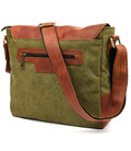 Сумка через плече розміру А4 з парусини та шкіри RBh-6601-3md TARWA картинка, зображення, фото