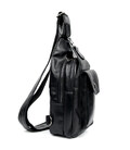 Модний рюкзак слінг на шлейку чорний TARWA GA-4007-3md фото, картинка, изображение