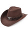 Класичний ковбойський капелюх Bexhill ht-st1-rb4 з еко (веган) шкіри нубук фото, картинка, изображение