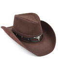 Класичний ковбойський капелюх Bexhill ht-st1-rb4 з еко (веган) шкіри нубук фото, картинка, изображение