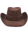 Класичний ковбойський капелюх Bexhill ht-st1-rb4 з еко (веган) шкіри нубук фото, картинка, изображение