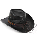 Класичний ковбойський капелюх Bexhill ht-st1-ga1 з еко (веган) шкіри фото, картинка, изображение