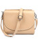 Жіноча шкіряна сумка Firenze (Італія) fz118560 бежева фото, картинка, изображение