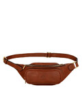 Жіноча шкіряна сумка-слінг Belly Bag - Independent People - Коньячно-коричневий колір - Time Resistance 5215801W картинка, зобра