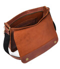 Шкіряна сумка через плече формату А4 Limary lim-3028RB коньячна фото, картинка, изображение