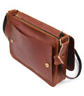 Шкіряна сумка через плече формату А4 Limary lim-3028RB коньячна фото, картинка, изображение