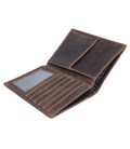 Коричневий шкіряний гаманець-органайзер з відділом ID документів JDR-8457R картинка, зображення, фото