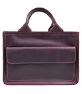 Сумка портфель шкіряна для документів ноутбука LIMARY lim-380RW бордо картинка, зображення, фото