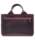 Сумка портфель шкіряна для документів ноутбука LIMARY lim-380RW бордо картинка, зображення, фото