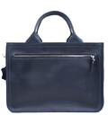 Сумка портфель шкіряна для документів ноутбука LIMARY lim-380RK синя картинка, зображення, фото