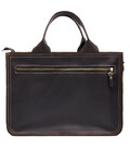 Сумка портфель шкіряна для документів ноутбука LIMARY lim-380RC коричнева картинка, зображення, фото