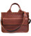 Сумка портфель шкіряна для документів ноутбука LIMARY lim-380RB коньячна картинка, зображення, фото