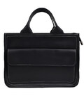 Сумка портфель шкіряна для документів ноутбука LIMARY lim-380RA чорна фото, картинка, изображение