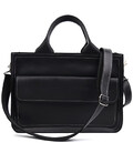 Сумка портфель шкіряна для документів ноутбука LIMARY lim-380RA чорна фото, картинка, изображение