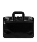 Шкіряна сумка-портфель для ноутбука - Brave New World - чорний колір - Time Resistance 5212001 фото, картинка, изображение