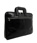 Шкіряна сумка-портфель для ноутбука - Brave New World - чорний колір - Time Resistance 5212001 фото, картинка, изображение