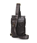 Чоловічий шкіряний рюкзак слінг GC-6403-4lx TARWA коричнева наппа картинка, зображення, фото