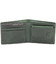 Портмоне чоловіче шкіряне Grande Pelle 505191 зелене картинка, зображення, фото