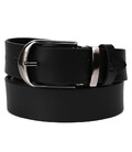 Шкіряний ремінь чорний 35мм Grande Pelle 310512861 фото, картинка, изображение