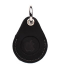 Шкіряний чохол тримач для Apple AirTag чорний Grande Pelle 463110 фото, картинка, изображение