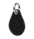 Шкіряний чохол тримач для Apple AirTag чорний Grande Pelle 463110 фото, картинка, изображение