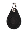 Шкіряний чохол тримач для Apple AirTag чорний Grande Pelle 463110 фото, картинка, изображение