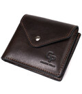 Чоловічий шкіряний портмоне коричневий Grande Pelle 545620 картинка, зображення, фото