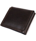 Чоловічий шкіряний портмоне коричневий Grande Pelle 545620 картинка, зображення, фото