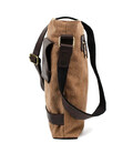 Сумка через плече в комбінації кавовий канвас та кінської шкіри RCc-0040-4lx TARWA картинка, зображення, фото