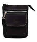 Маленька сумка чоловіча на пояс, через плече, на джинси чорна TARWA RA-1350-3md фото, картинка, изображение