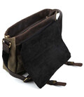 Шкіряна сумка через плече А4 для з канвас та крейзі хорс RCH-7022-3md TARWA фото, картинка, изображение