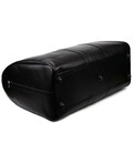 Велика шкіряна дорожня сумка 61см TARWA GA-9551-4lx чорна Наппа картинка, зображення, фото