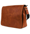 Чоловіча шкіряна сумка через плече із клапаном TARWA RB-1047-3md коньяк фото, картинка, изображение