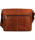 Чоловіча шкіряна сумка через плече із клапаном TARWA RB-1047-3md коньяк фото, картинка, изображение