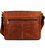 Чоловіча шкіряна сумка через плече із клапаном TARWA RB-1047-3md коньяк фото, картинка, изображение