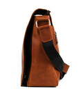Чоловіча шкіряна сумка через плече із клапаном TARWA RB-1047-3md коньяк фото, картинка, изображение