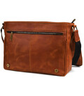 Чоловіча шкіряна сумка через плече із клапаном TARWA RB-1047-3md коньяк фото, картинка, изображение