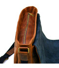 Чоловіча шкіряна сумка через плече із клапаном TARWA RB-1047-3md коньяк фото, картинка, изображение
