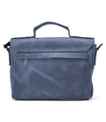 Чоловіча сумка-портфель на плече із ручкою TARWA RK-6008-3md синя фото, картинка, изображение